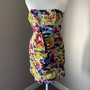 BB Dakota, Size 10, strapless ruched mini dress